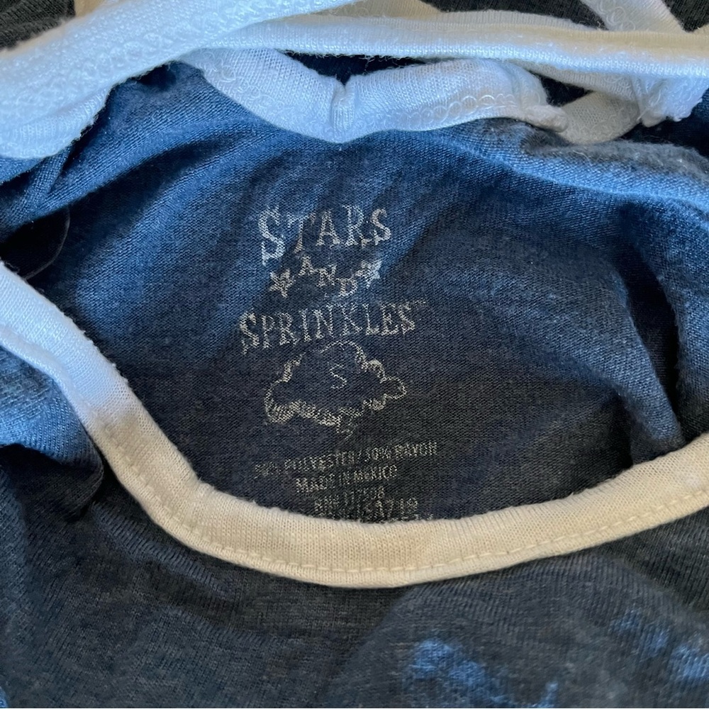 Girl’s Radiate Positive Vibes Ringer Tee size S - Picture 5 of 5